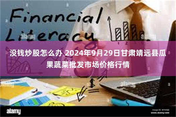 没钱炒股怎么办 2024年9月29日甘肃靖远县瓜果蔬菜批发市场价格行情