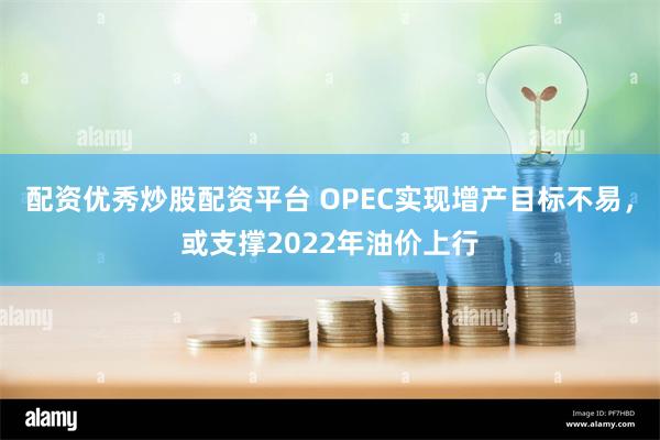 配资优秀炒股配资平台 OPEC实现增产目标不易，或支撑2022年油价上行